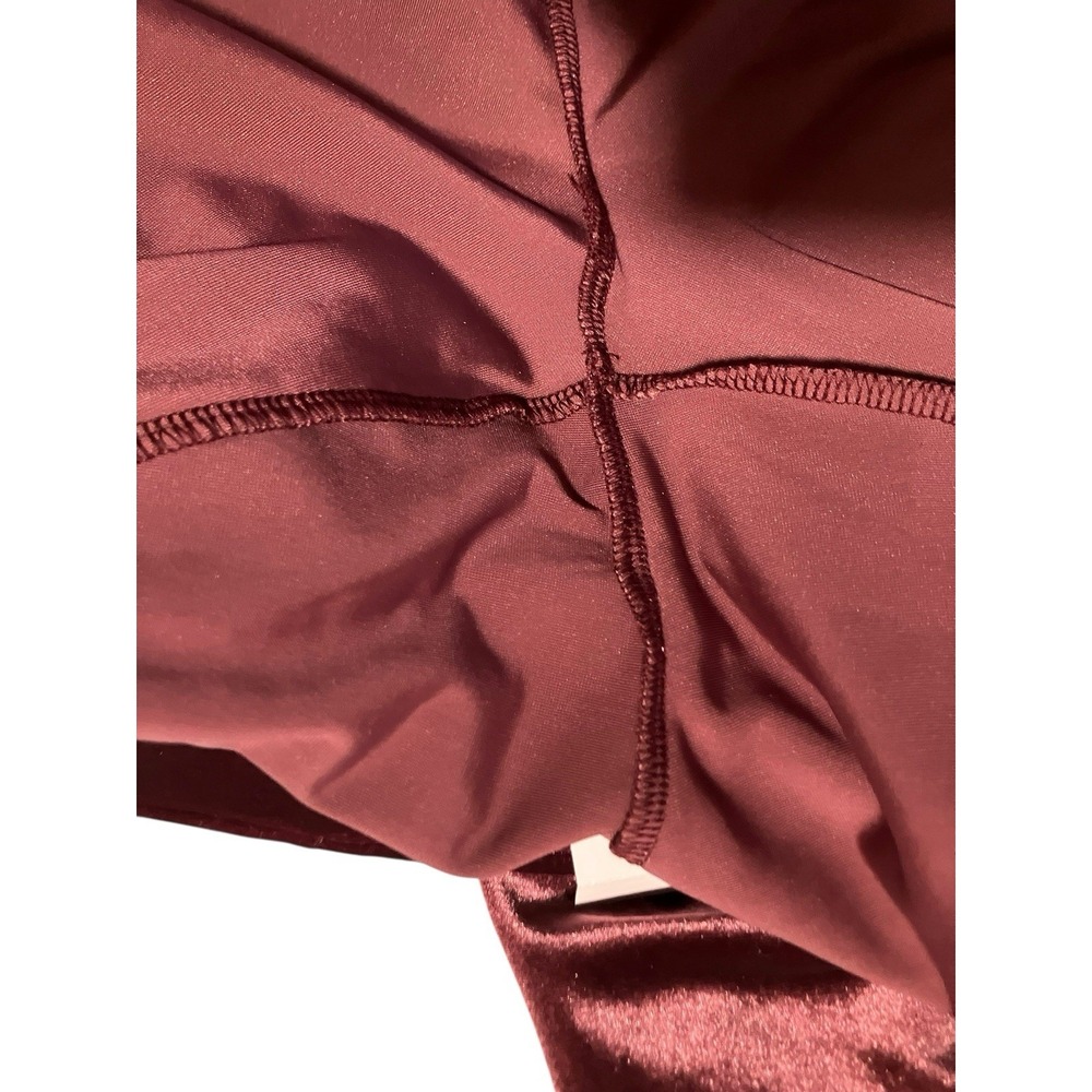 NWT Velvet Dressy Wide Leg Pants Lounge Party‎ Burgundy Pull On Loft  XL  TALL - Picture 6 of 8